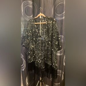 Torrid Astrology Fringe Kimono 2X